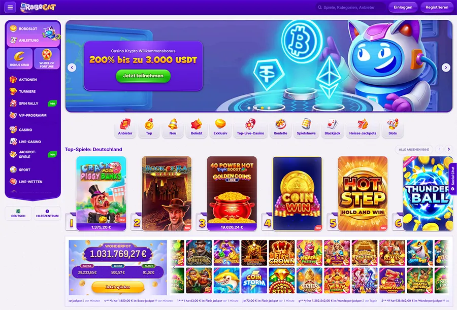 RoboCat casino